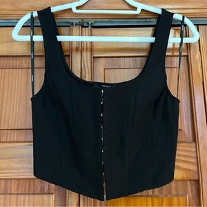 Black Corset Top from F21